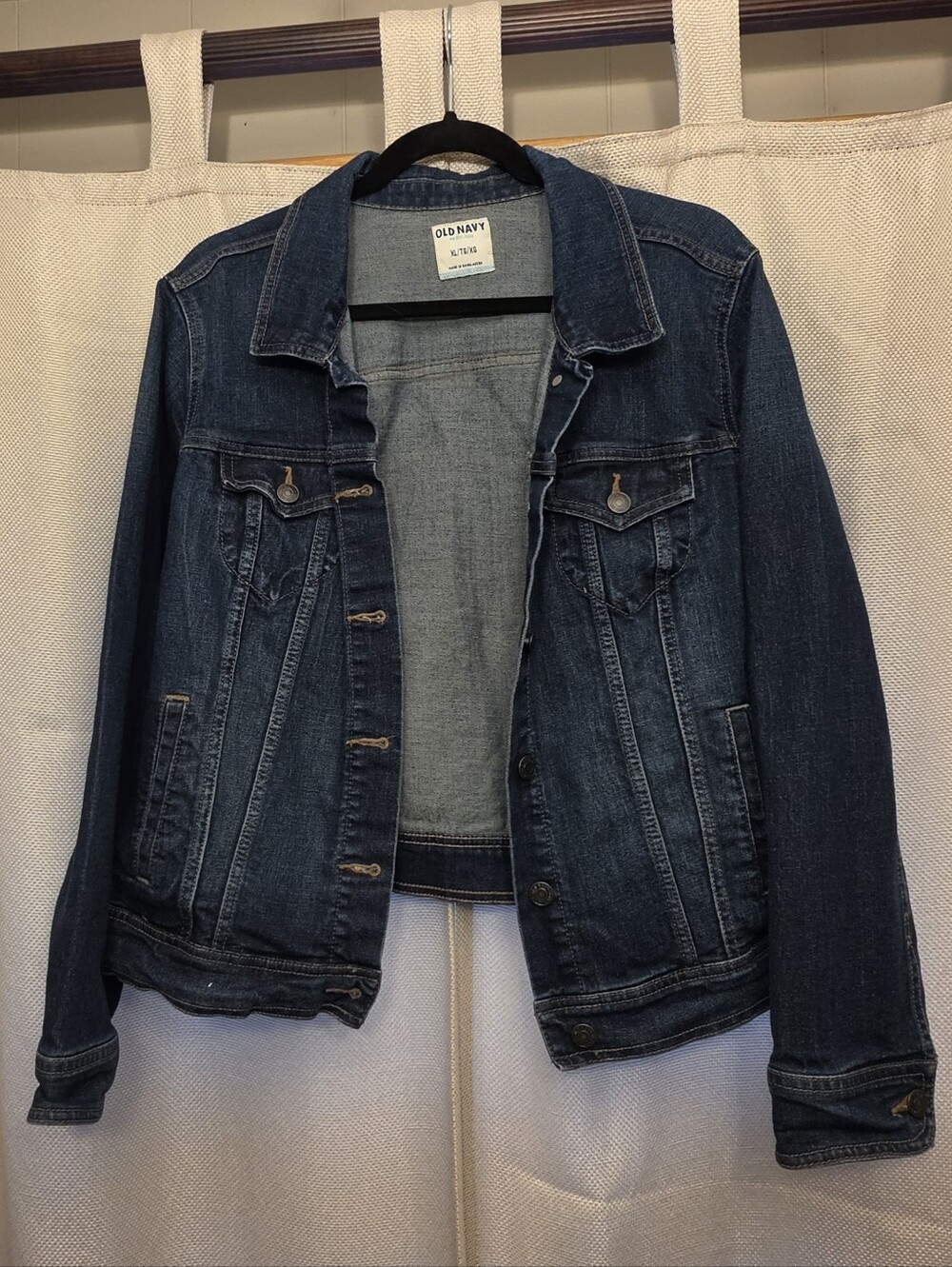 Old Navy Women's Dark Blue Denim Jacket